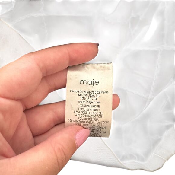 MAJE‎ Utility Light Jacket Army Green Sz 2 (US Medium) - Picture 6 of 6